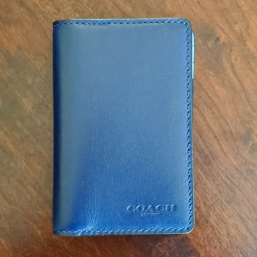 Coach Card Wallet in Colour Block